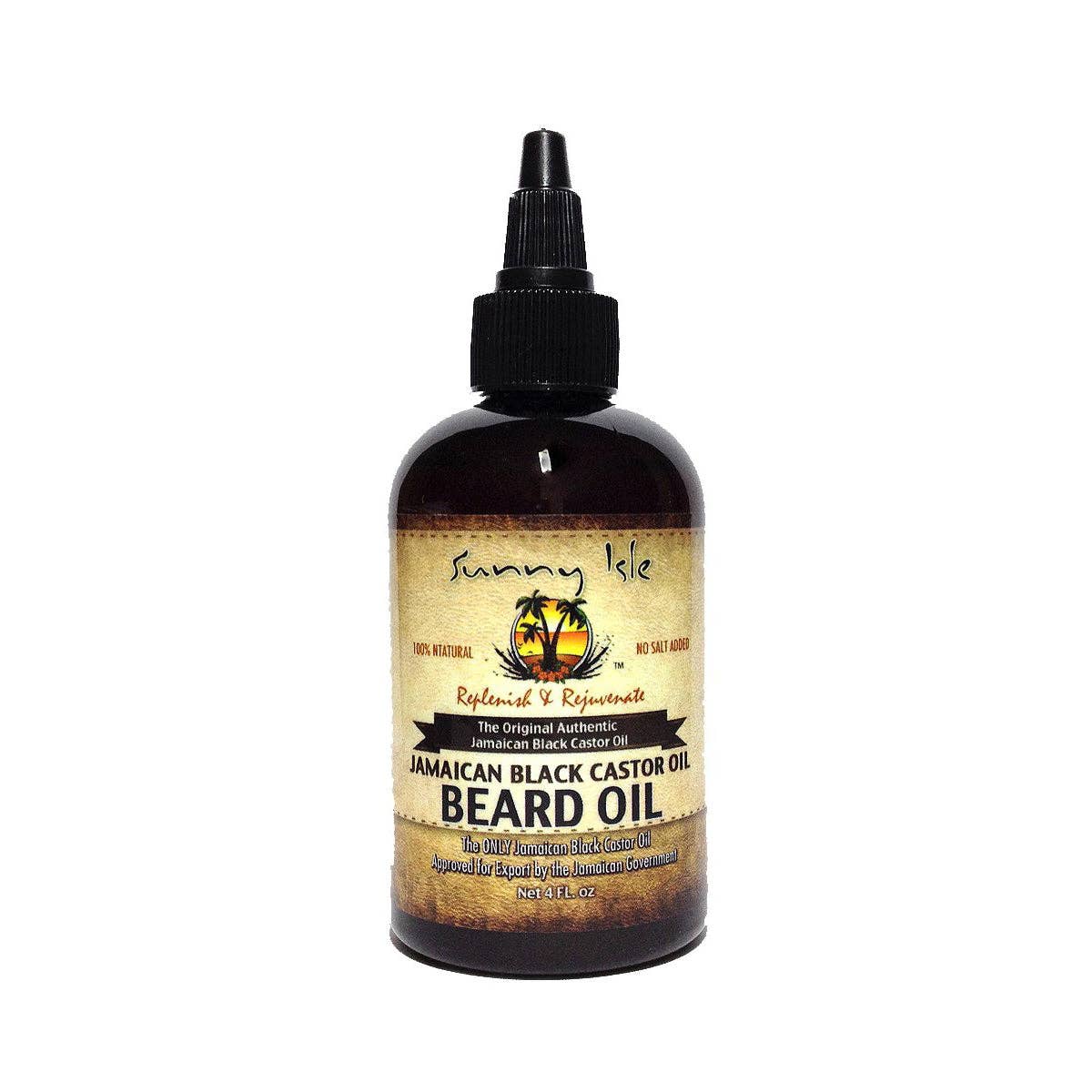 Sunny Isle Jamaican Black Castor Oil Beard Oil - 2oz